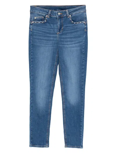 Liujo Blue Jeans With Applications