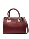 Liujo Burgundy Handbag With Logo  In Burgundy