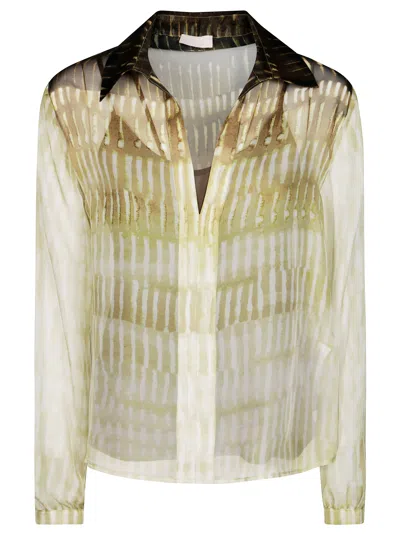Liujo Camicia Degrade In Green