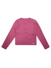 Liujo Cardigan Con Fiocchetti In Fuchsia