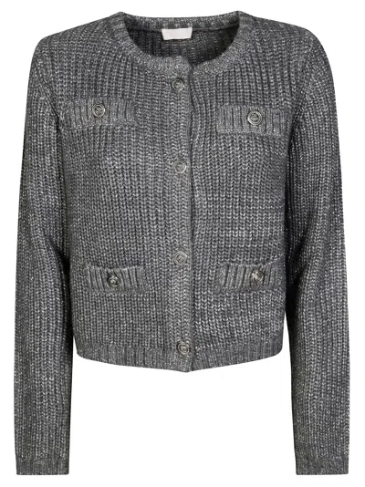 Liujo Chic Women's Sweater Rebecca Mini In Gray