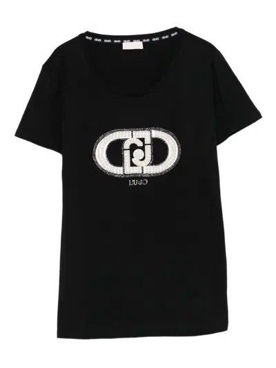 Liujo Cotton T-shirt With Logo
