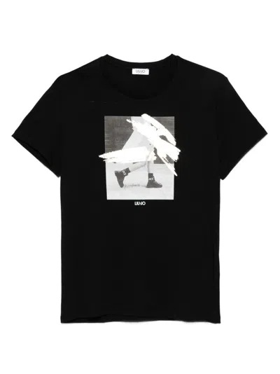 Liujo Cotton T-shirt With Print