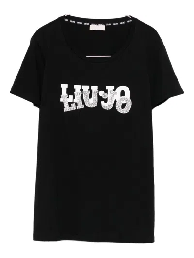 Liujo Crew Neck T-shirt With Logo