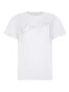Liujo Crew Neck T-shirt With Rhinestones