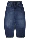 Liujo Dark Blue Balloon Jeans  In Blue