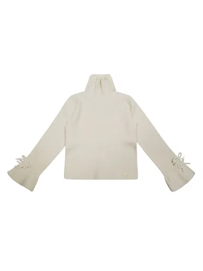 Liujo Dolcevita Jersey In White