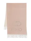 Liujo Double-colored Scarf  In Pink