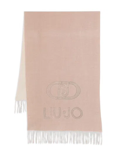 Liujo Double-colored Scarf  In Pink