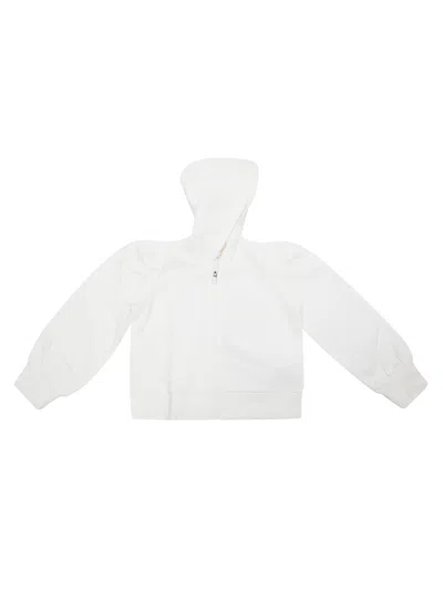 Liujo Felpa Zippata Con Bassotto In White