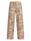 Liujo Floral Print Trousers  In Multi
