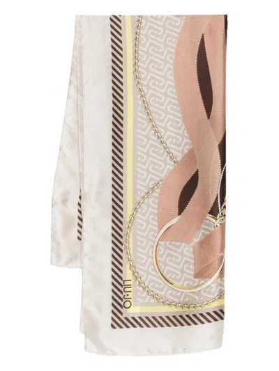 Liujo Foulard Con Stampa  In Neutral