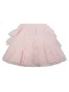 Liujo Gonna Jersey A Balze In Pink
