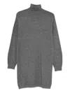 Liujo Kurzes Graues Strickkleid  In Gray