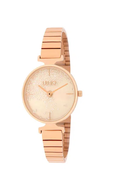 Liujo Ladies Liu Jo Tlj2100 Gold Rose In Brown