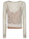 Liujo Maglia In Pizzo In White