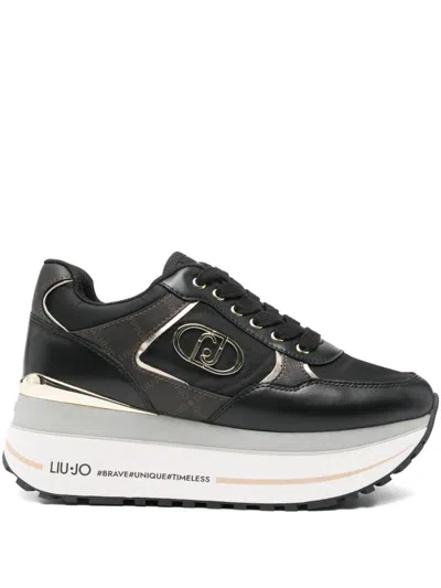 Liujo 'maxi Wonder Plus' Sneakers  In Black
