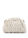 Liujo Off-white Quilted Shoulder Bag  In Pattern