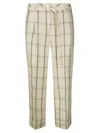 Liujo Panta Palazzo Cropped A Quadri