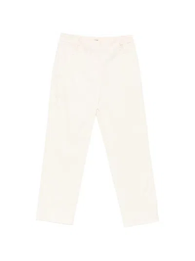 Liujo Pantaloni Bianchi In Cotone  In White
