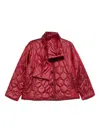 Liujo Rote Daunenjacke Mit Steppdesign  In Burgundy