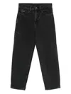 Liujo Schwarze Jeans Mit Geradem Bein  In Black
