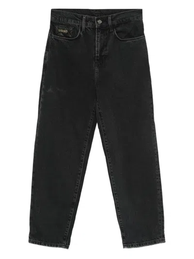 Liujo Schwarze Jeans Mit Geradem Bein  In Black