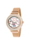 Liujo Smartwatch Woman Liu Jo Swlj050 Gold Rose In Brown