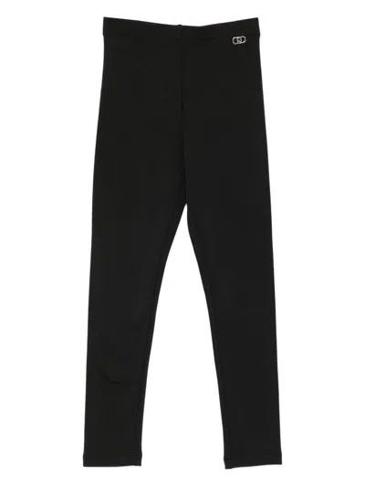 Liujo Kids' Soft Black Trousers