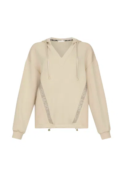 Liujo-sport Women's Sweatshirt Liu Jo Tf5091j4616 Champagne In Yellow