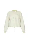 Liujo-sport Women's Sweatshirt Liu Jo Tf5285j4747 Champagne/light Gold In Sand