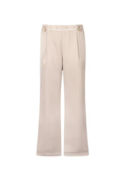 Liujo-sport Women's Trousers Liu Jo Tf5192t004a Champagne In Yellow