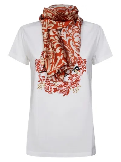 Liujo T-shirt Logo In White