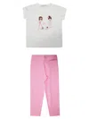 Liujo T Shirt Mm Girl In White