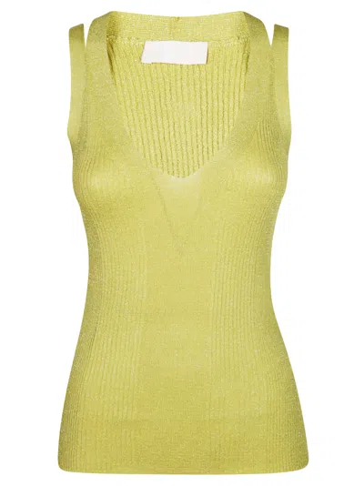 Liujo Top Lurex Verde In Green