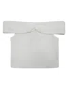 Liujo Top Manica Corta Spalle Scoperte In White