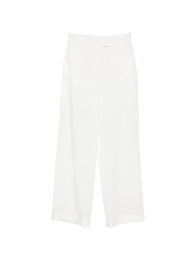 Liujo White Linen Trousers