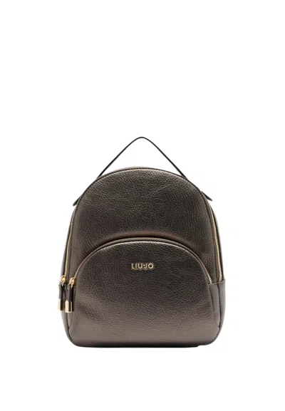 Liujo Women's Backpack Liu Jo Af5157e0027 Moro Light Metal In Silver