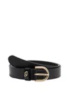 Liujo Women's Belt  Aa5242p0129-22222 Black In Black