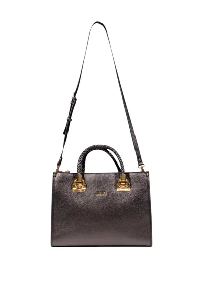 Liujo Women's Handbag Liu Jo Af5008e0027 Moro Light Metal In Silver