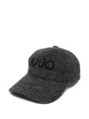 Liujo Wool Baseball Hat  In Gray