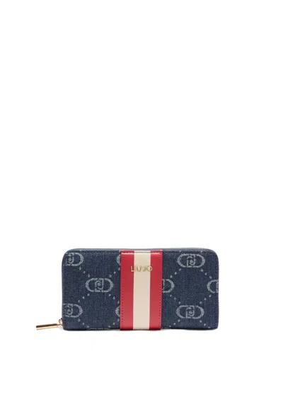 Liujo Xl Zip Around Woman  Aa5155d3200-00770 Blue In Multi