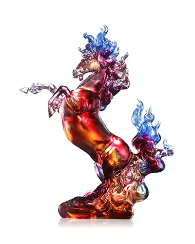 Liuli A Glorious Occasion Limited Edition Crystal Glass Sculpture In Multi