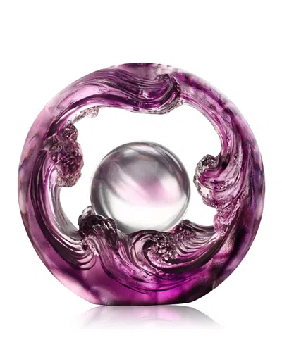 Liuli As The Good World Turns - Earthly Turning Of Ruyi Crystal Feng Shui Figurine