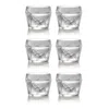 Liuli Ascent Whiskey Glass, Set Of Six In Clear