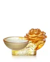 Liuli Destined Harmony Crystal Figure In Amber