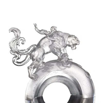 Liuli Divine Tiger - Might Crystal Sculpture