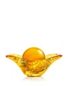 Liuli Golden Fruit Bowl & Sphere In Gold