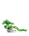 Liuli Heavenly Pine Crystal Figure In Green