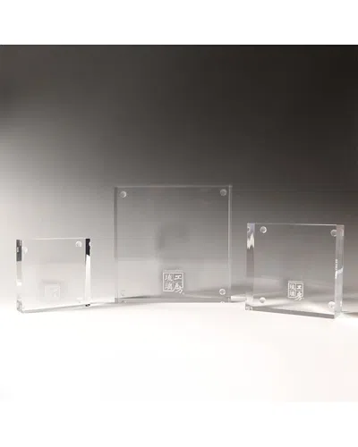 Liuli K9 Crystal Sculpture Base In Transparent